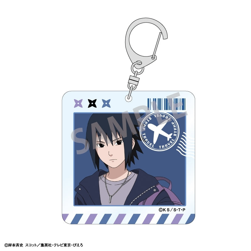 (1BOX=6)(Goods - Keychain) NARUTO Shippuden Trading Acrylic Keychain/Fun Trip