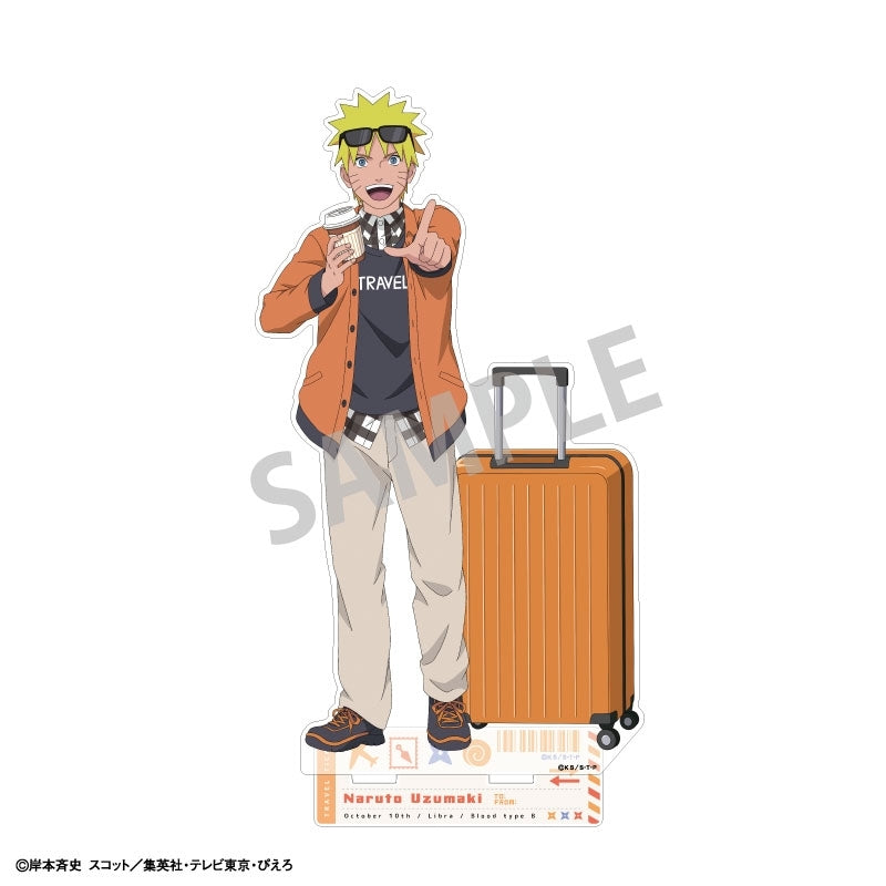 (Goods - Acrylic Stand) NARUTO Shippuden Big Acrylic Stand Naruto Uzumaki/Fun Trip