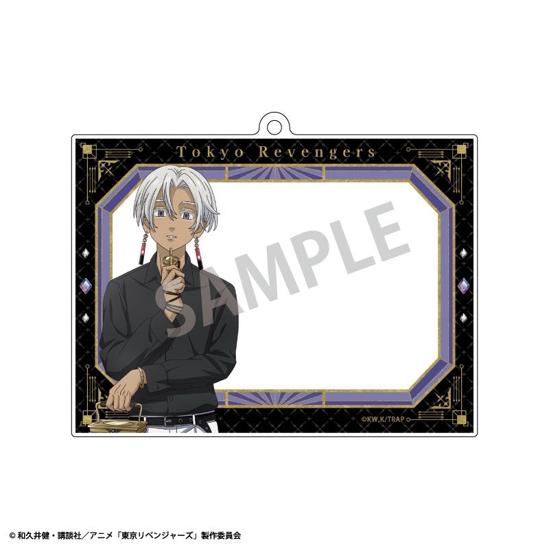(Goods - Keychain) Tokyo Revengers Photo Frame Acrylic Keychain Izana Kurokawa Monochrome x Pocket Watch Outfit