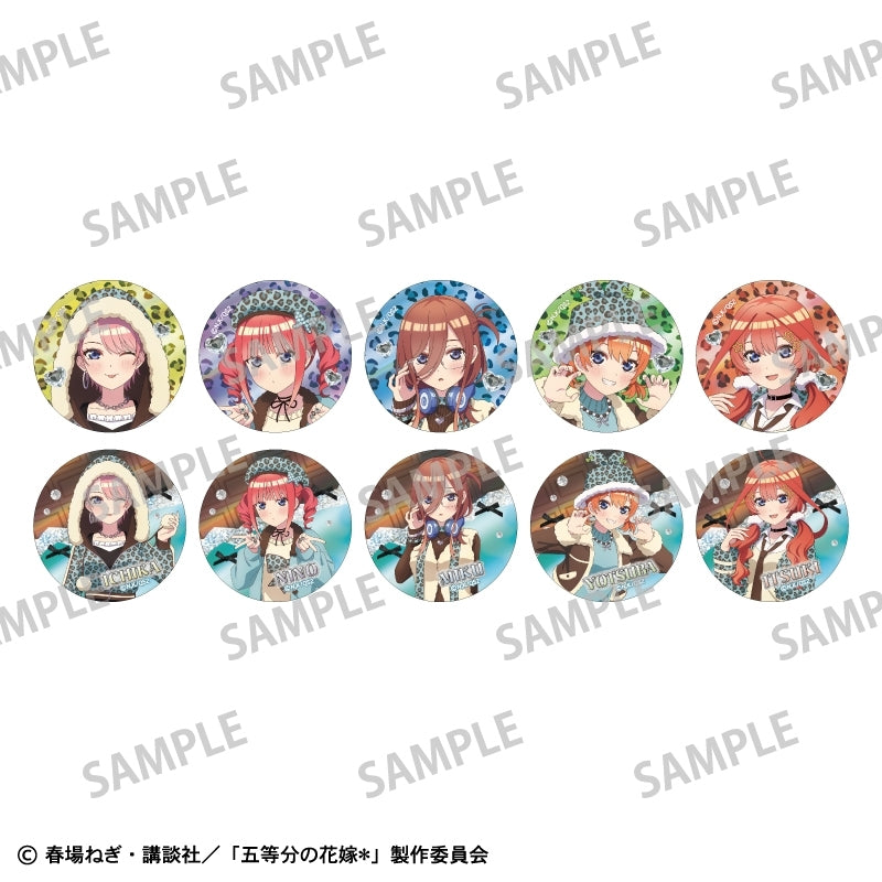 (Goods - Badge) The Quintessential Quintuplets＊ Trading Metallic Button Badge/Mint Chocolate GAL