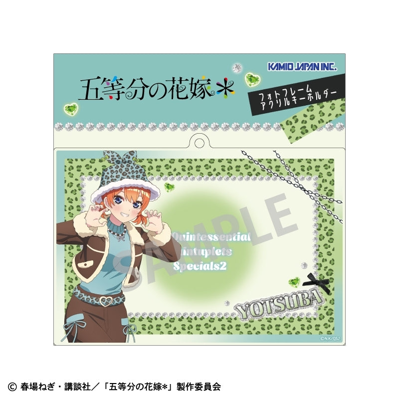 (Goods - Keychain) The Quintessential Quintuplets＊ Photo Frame Keychain Yotsuba Nakano/Mint Chocolate GAL