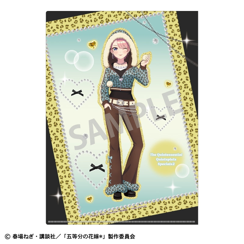(Goods - Clear File) The Quintessential Quintuplets＊ A4 Single Clear File Ichika Nakano/Mint Chocolate GAL