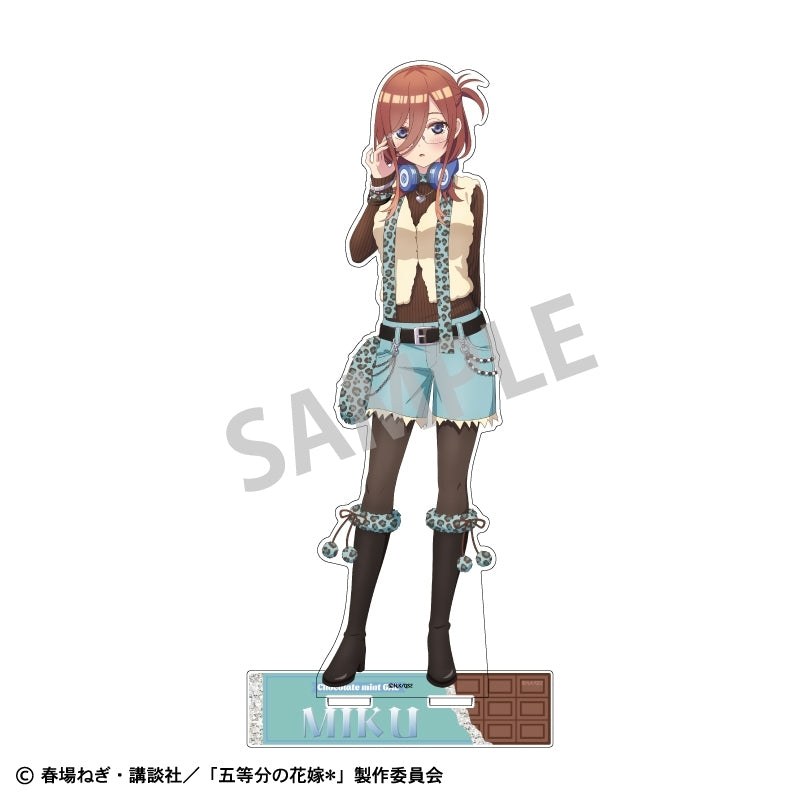 (Goods - Acrylic Stand) The Quintessential Quintuplets＊ Big Acrylic Stand Miku Nakano/Mint Chocolate GAL