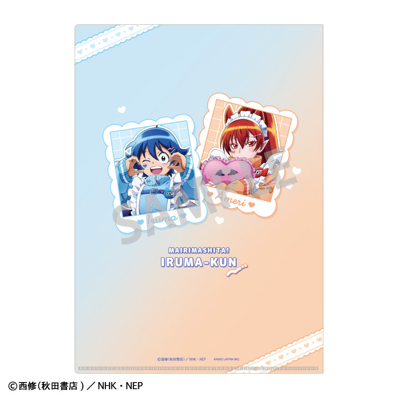 (Goods - Clear File) Welcome to Demon School! Iruma-kun A4 Single Clear File Iruma Suzuki & Ameri Azazel / Jersey Maid