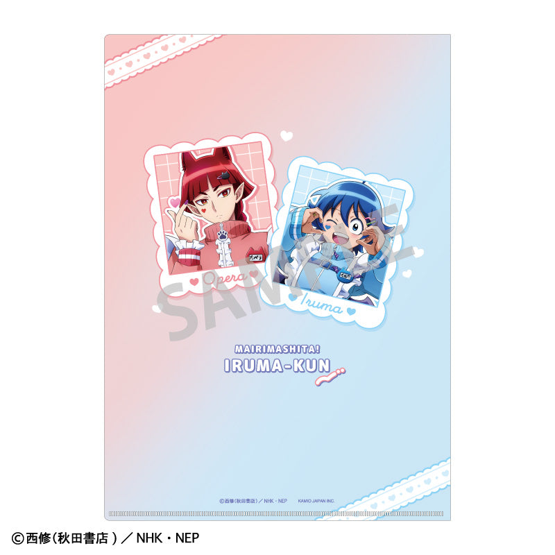 (Goods - Clear File) Welcome to Demon School! Iruma-kun A4 Single Clear File Iruma Suzuki & Opera / Jersey Maid
