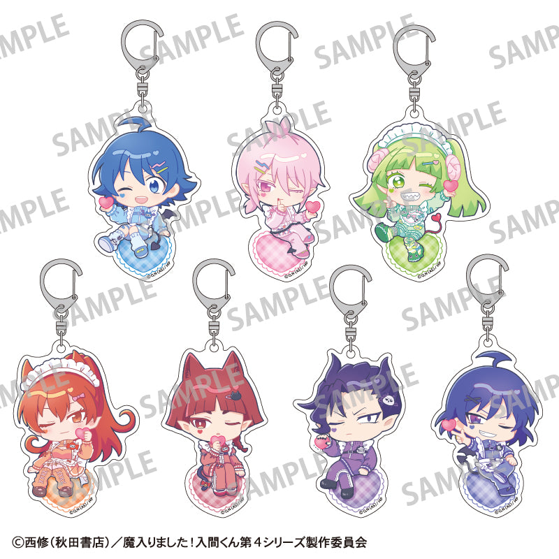 (1BOX=7)(Goods - Keychain) Welcome to Demon School! Iruma-kun Trading Acrylic Keychain / Jersey Maid Exclusive Art
