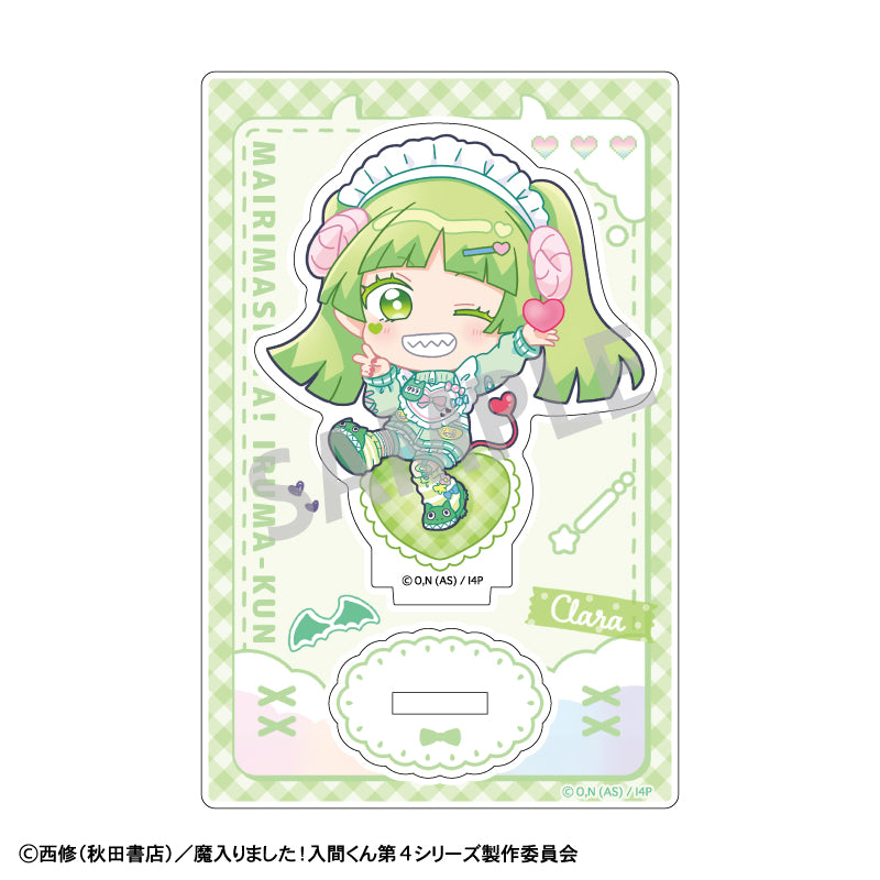 (Goods - Acrylic Stand) Welcome to Demon School! Iruma-kun Mini Acrylic Stand Clara Valac / Jersey Maid Exclusive Art