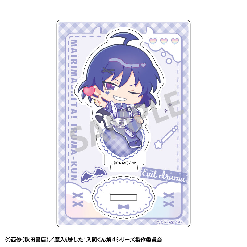 (Goods - Acrylic Stand) Welcome to Demon School! Iruma-kun Mini Acrylic Stand Evil Iruma / Jersey Maid Exclusive Art