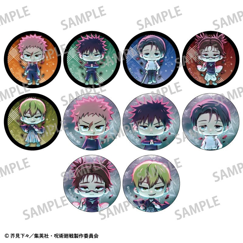 (1BOX=10)(Goods - Badge) Jujutsu Kaisen Trading Button Badge {Bonus:Badge}