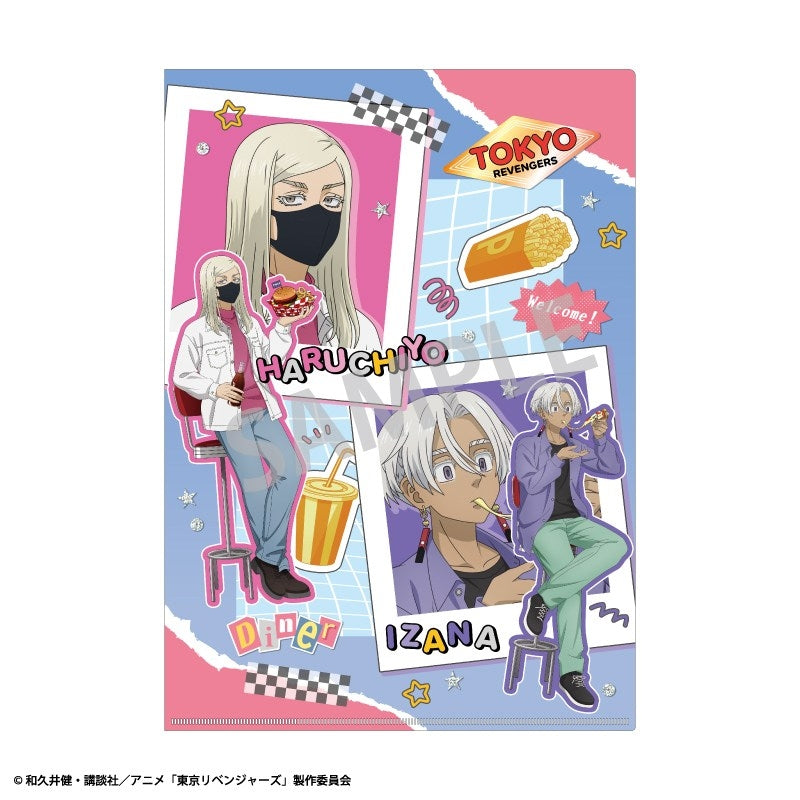 (Goods - Clear File) Tokyo Revengers A4 Single Clear File Haruchiyo Sanzu & Izana Kurokawa/Welcome diner