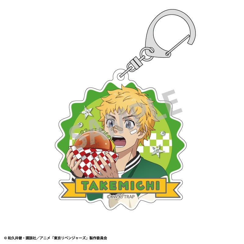 (Goods - Keychain) Tokyo Revengers Acrylic Keychain Takemichi Hanagaki/Welcome diner