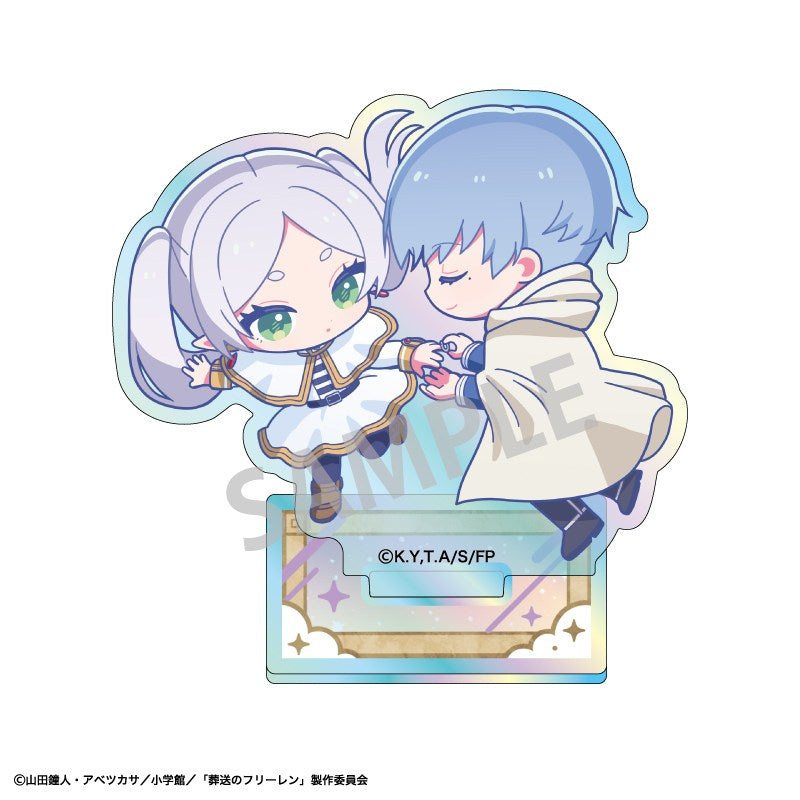 (Goods - Acrylic Stand) Frieren: Beyond Journey's End Iridescent Mini Acrylic Stand Frieren & Himmel/Okkochi 2