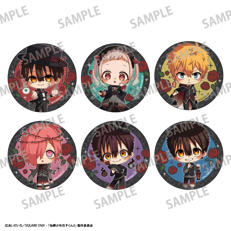 (1BOX=6)(Goods - Badge) TV Anime Toilet-Bound Hanako-kun 2 Trading Button Badge/Gothic Style Exclusive Art (animate Advance Sales)