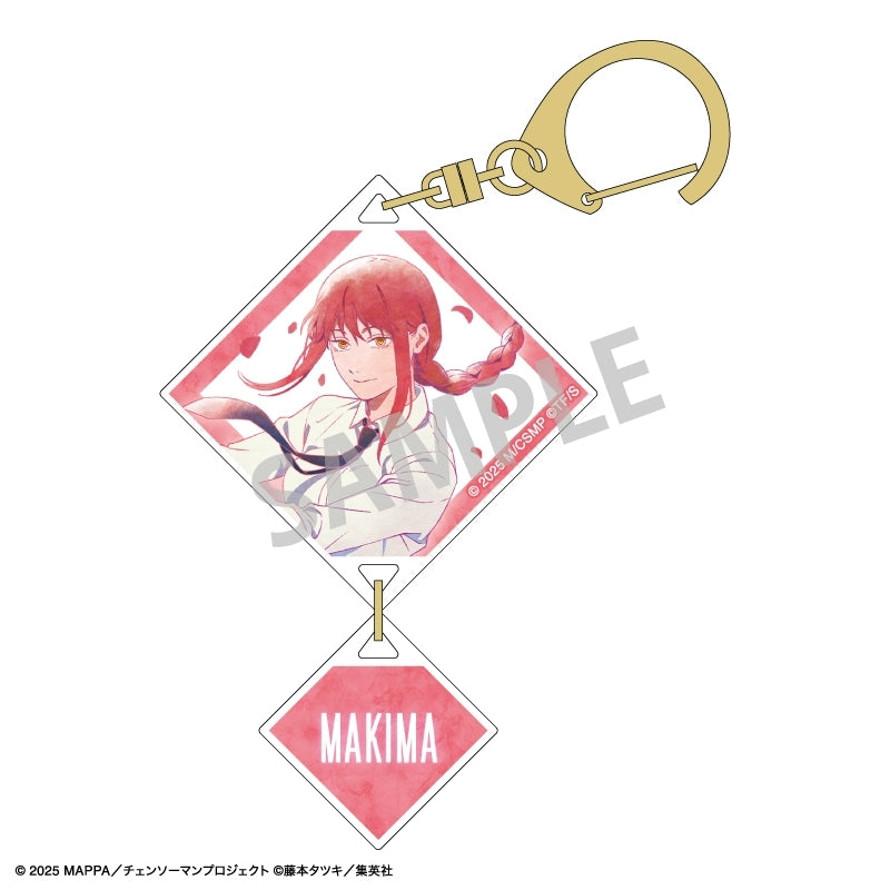 (Goods - Keychain) Chainsaw Man – The Movie: Reze Arc Two Piece Acrylic Keychain Makima/Floating/KAMIANI TOUCH