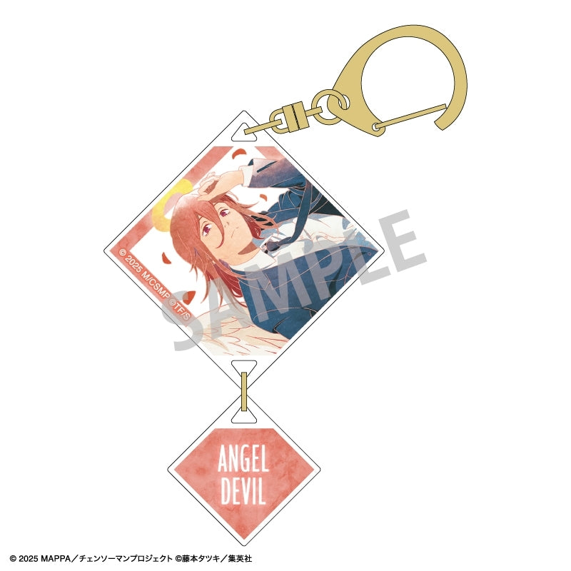 (Goods - Keychain) Chainsaw Man – The Movie: Reze Arc Two Piece Acrylic Keychain Angel Devil/Floating/KAMIANI TOUCH