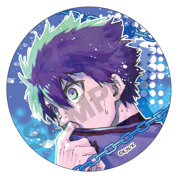 (1BOX=10)(Goods - Badge) Blue Lock Trading Button Badge (Color)