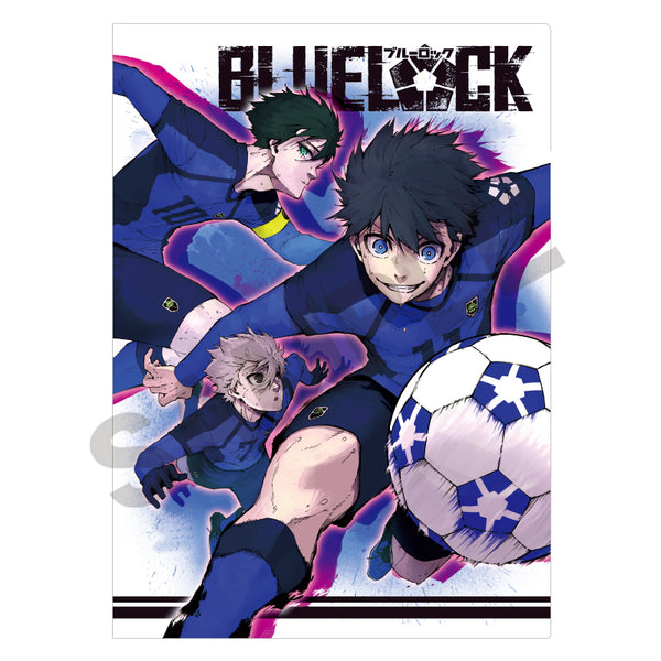 (Goods - Clear File) Blue Lock Single Pocket Clear File (Purple)