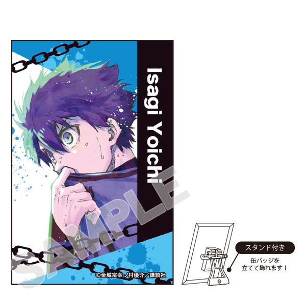 (Goods - Badge) Blue Lock Art Button Badge Yoichi Isagi (Color)