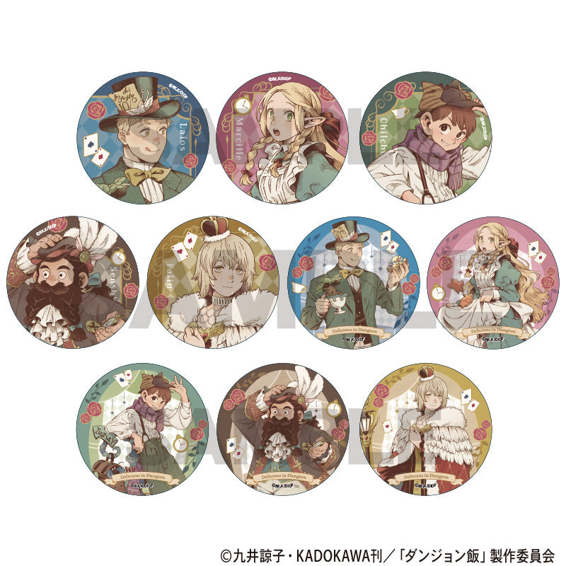 (1BOX=10)(Goods - Badge) Delicious in Dungeon Trading Button Badge (Fairy Tale)