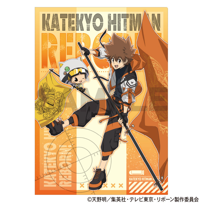 (Goods - Clear File) REBORN! Single Clear File Reborn & Tsunayoshi Sawada (Flag)