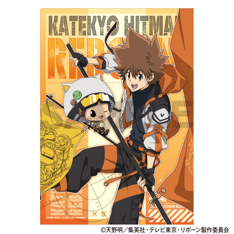 (Goods - Clear File) REBORN! Single Clear File Reborn & Tsunayoshi Sawada (Flag)