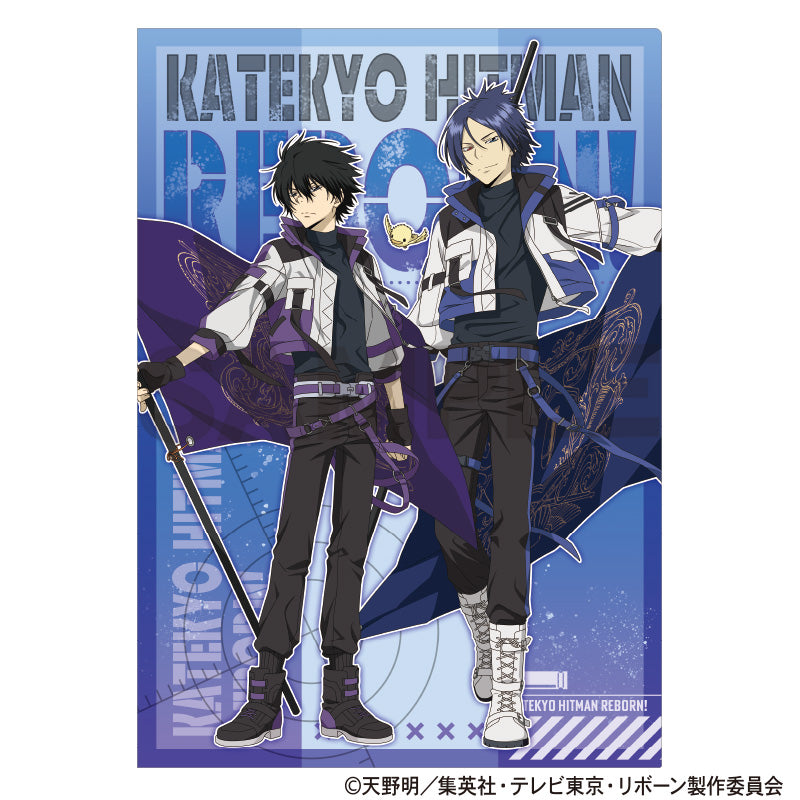 (Goods - Clear File) REBORN! Single Clear File Kyoya Hibari & Mukuro Rokudo (Flag)