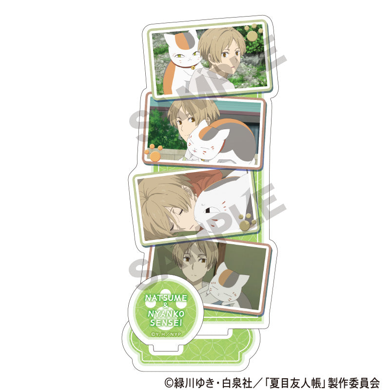 (Goods - Acrylic Stand) Natsume's Book of Friends (Natsume Yuujinchou) Acrylic Stand Takashi Natsume & Nyanko Sensei Anime Still