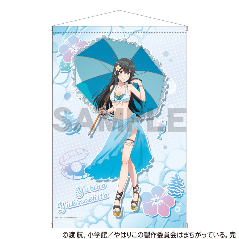 (Goods - Tapestry) My Teen Romantic Comedy SNAFU B2 Tapestry Yukino Yukinoshita (Swimsuit Parasol)