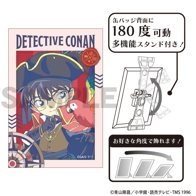 (Goods - Badge) Detective Conan Art Button Badge Conan Edogawa Sailor CruPallet