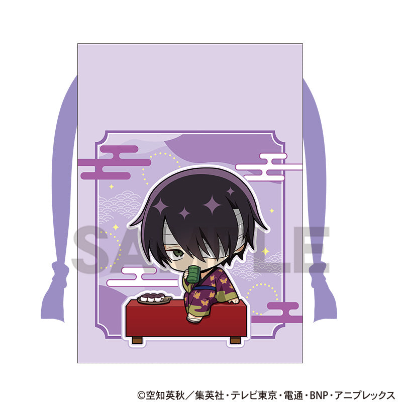 (Goods - Drawstring Pouch) Gintama Drawstring Pouch Shinsuke Takasugi Break Time Chibi