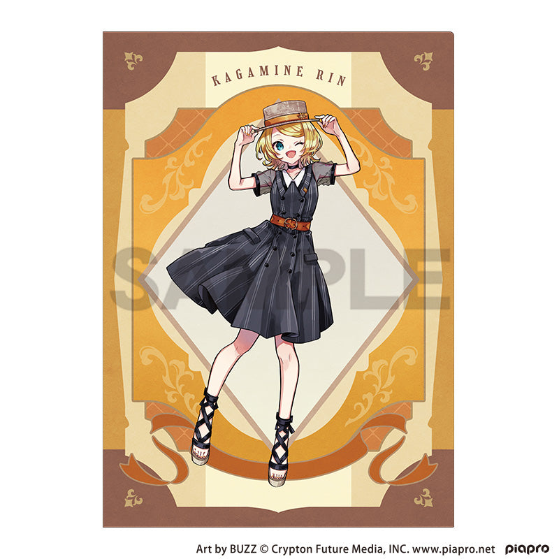 (Goods - Clear File) Hatsune Miku Single Clear File Kagamine Rin Retoro☆Kobe 2025