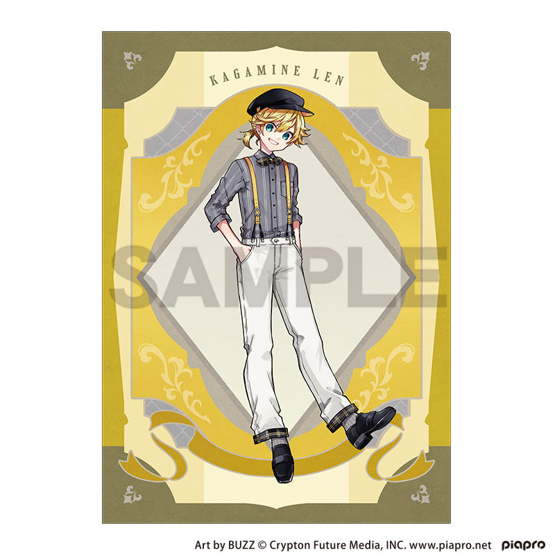 (Goods - Clear File) Hatsune Miku Single Clear File Kagamine Len Retoro☆Kobe 2025