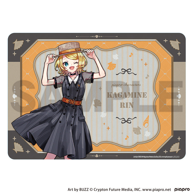 (Goods - Mat) Hatsune Miku Rubber Mat Kagamine Rin Retoro☆Kobe 2025