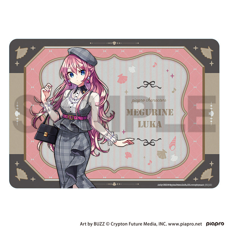 (Goods - Mat) Hatsune Miku Rubber Mat Megurine Luka Retoro☆Kobe 2025