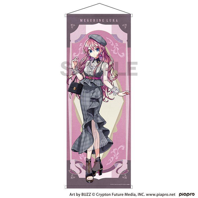 (Goods - Tapestry) Hatsune Miku Life Size Tapestry Megurine Luka Retoro☆Kobe 2025