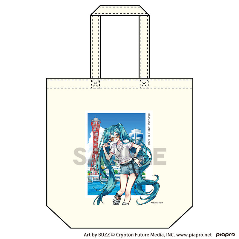 (Goods - Bag) Hatsune Miku Tote Bag Marine☆Kobe 2025