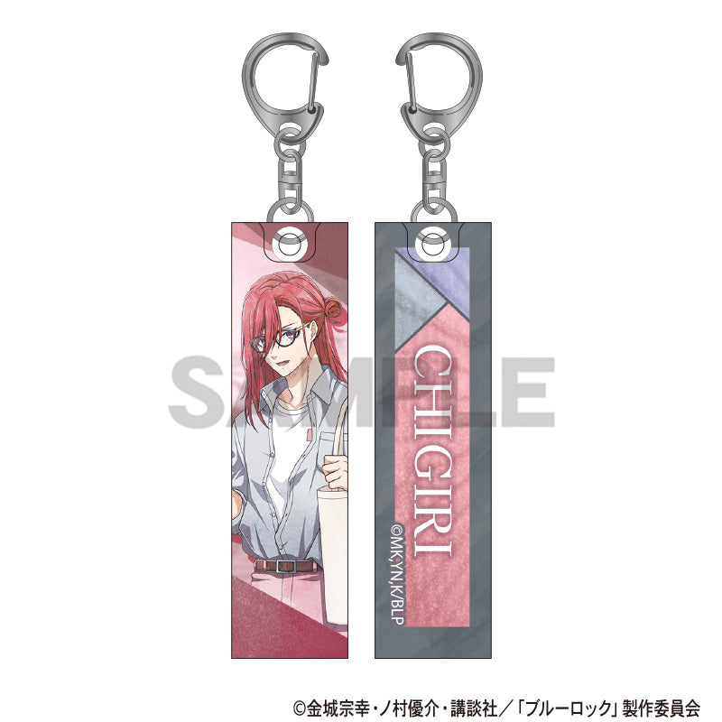 (Goods - Keychain) Blue Lock Acrylic Stick Keychain Hyoma Chigiri Holiday Glasses Nuance Color