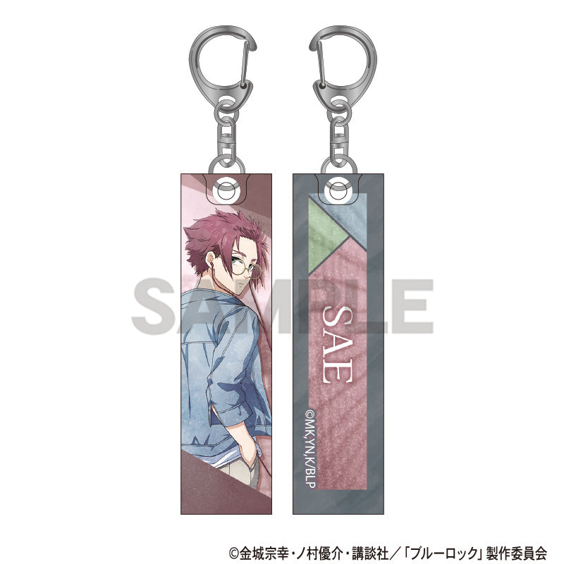 (Goods - Keychain) Blue Lock Acrylic Stick Keychain Sae Itoshi Holiday Glasses Nuance Color