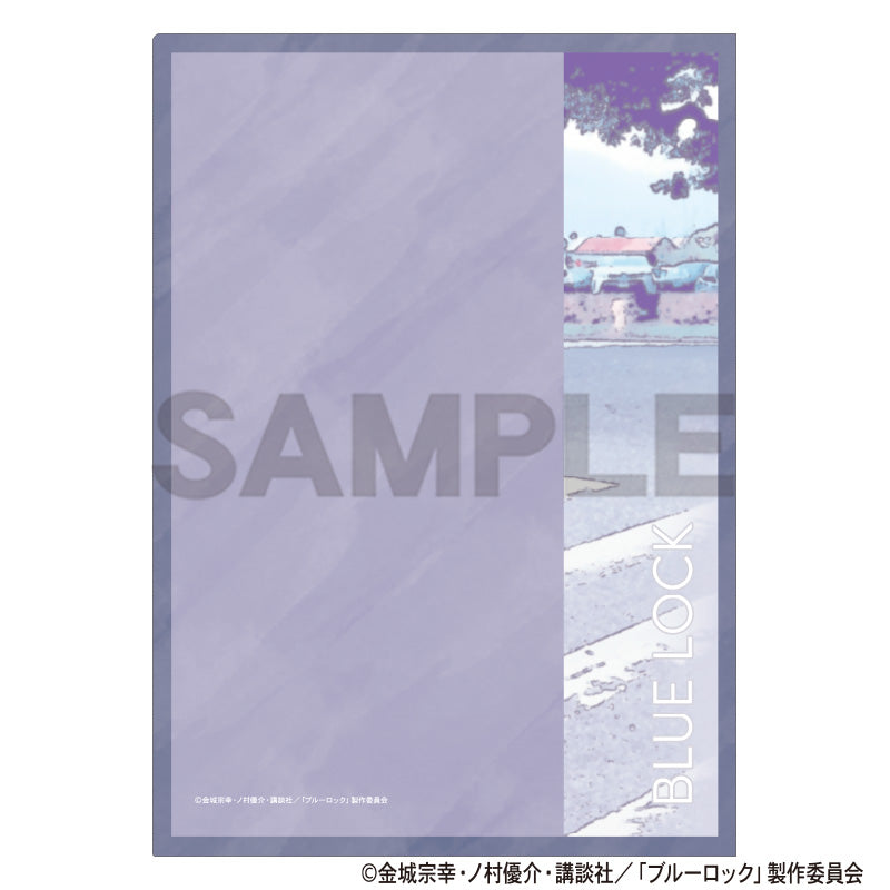 (Goods - Clear File) Blue Lock Single Clear File Purple Holiday Glasses Nuance Color