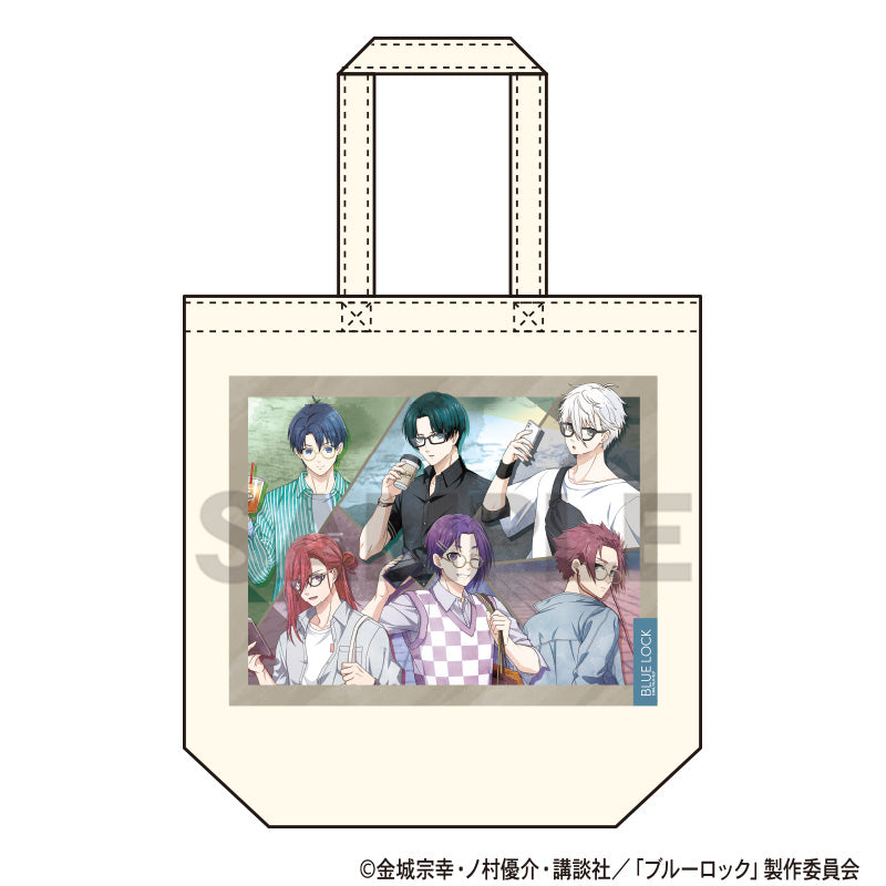 (Goods - Bag) Blue Lock Tote Bag Holiday Glasses Nuance Color