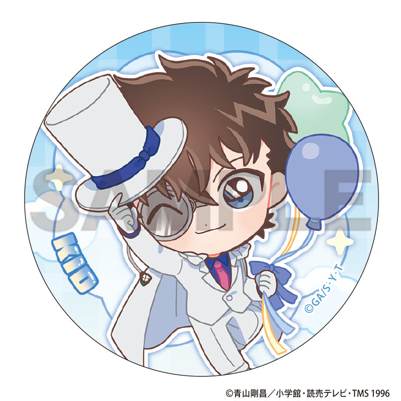 (1BOX=10)(Goods - Badge) Detective Conan Trading Button Badge Balloon Chibi