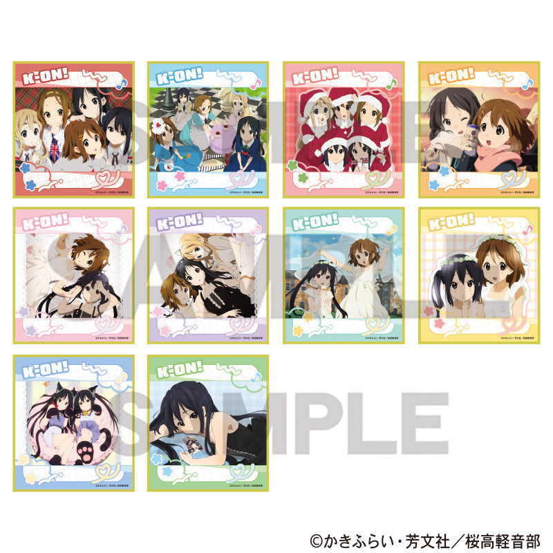 (1BOX=10)(Goods - Art Board) K-ON! Trading Mini Art Board