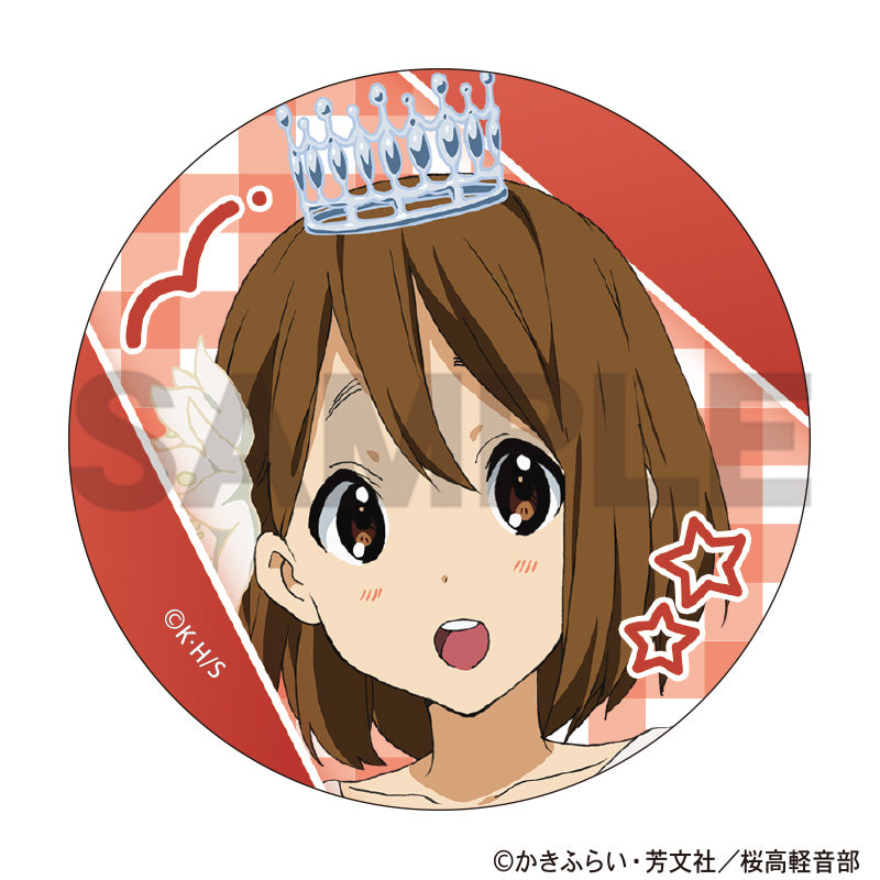 (Goods - Magnet) K-ON! Round-shaped Tin Magnet Yui Hirasawa