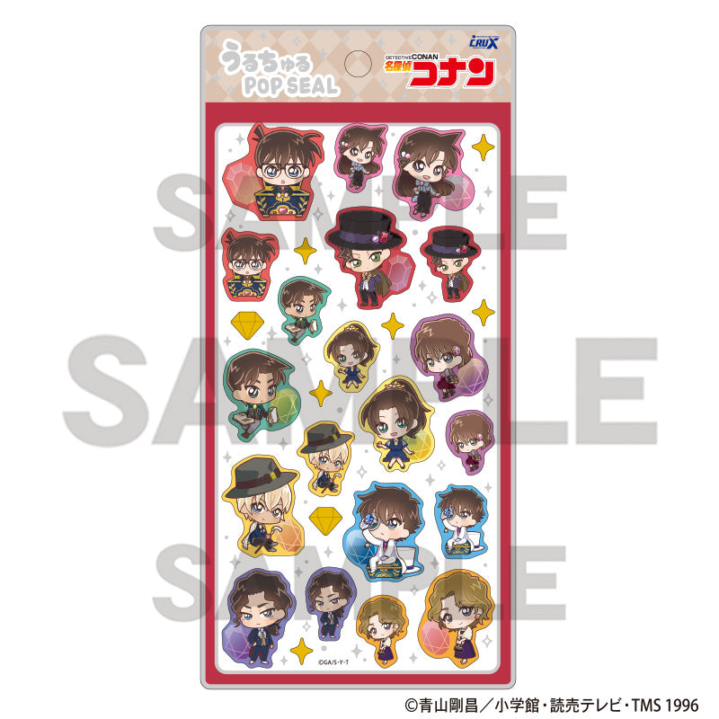(Goods - Sticker) Detective Conan Uruchuru POP SEAL Jewel
