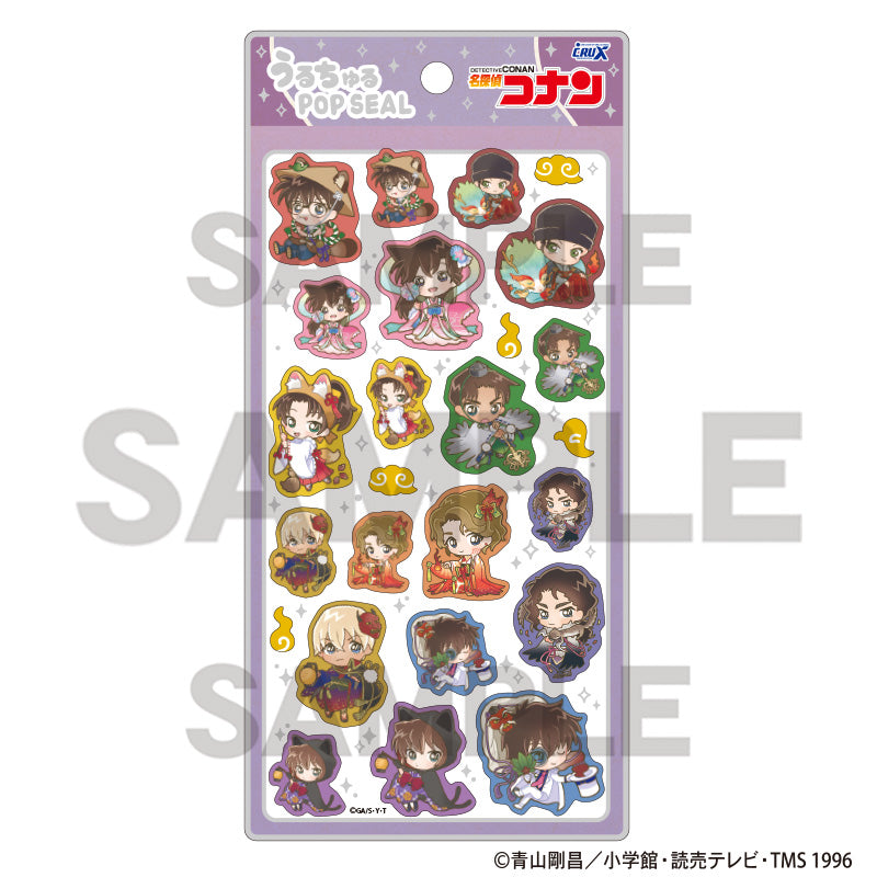 (Goods - Sticker) Detective Conan Uruchuru POP SEAL Hyakki Yagyo (Yokai Parade)