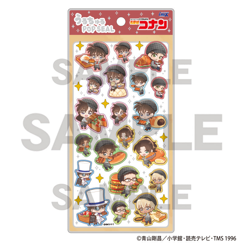 (Goods - Sticker) Detective Conan Uruchuru POP SEAL Charapeko Bakery