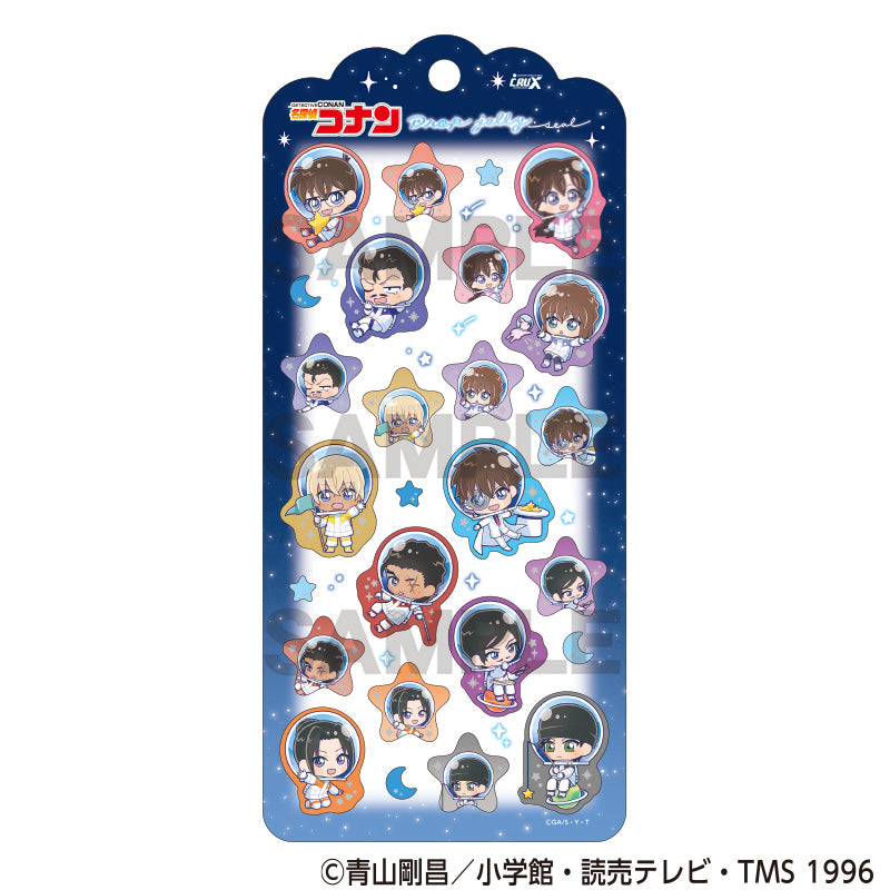 (Goods - Sticker) Detective Conan Drop Jewelry Sticker Puchi Cosmo