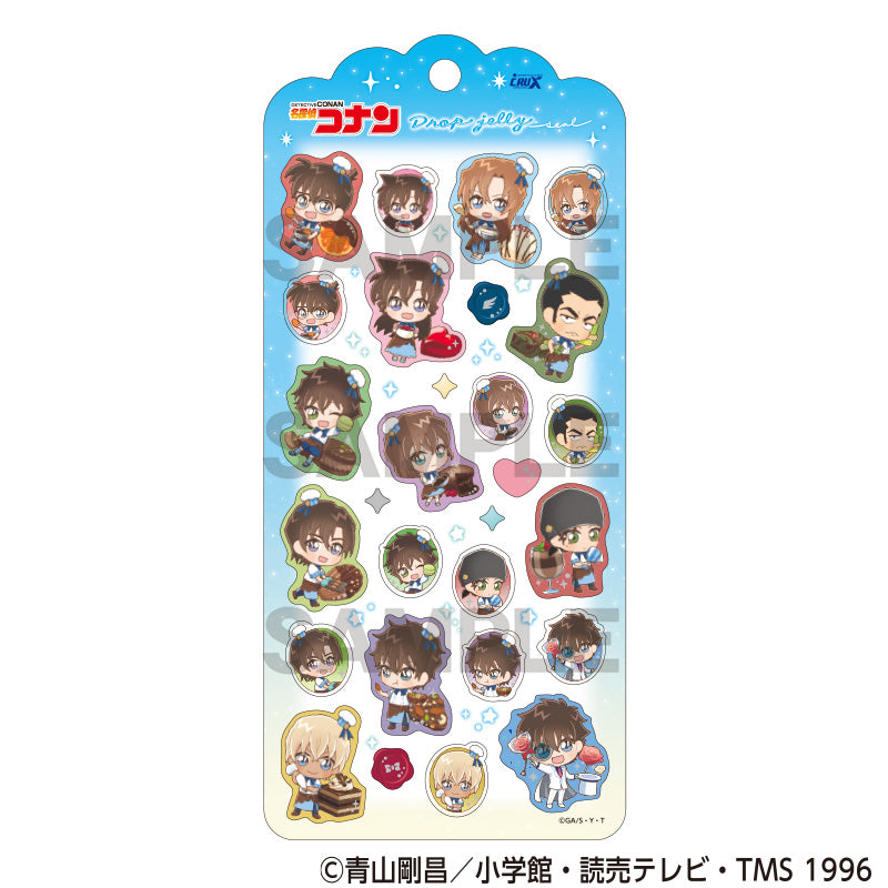 (Goods - Sticker) Detective Conan Drop Jewelry Sticker Charapeko Chocolatier