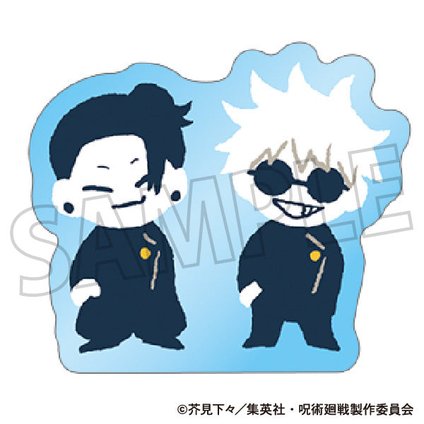 (Goods - Badge) Jujutsu Kaisen Season 2 Pins Yuru Palette Gojo & Geto Hidden Inventory / Premature Death