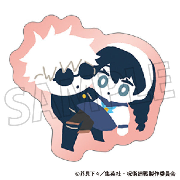 (Goods - Badge) Jujutsu Kaisen Season 2 Pins Yuru Palette Gojo & Amanai Hidden Inventory / Premature Death